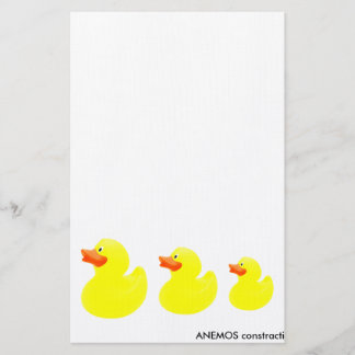 Papelaria patos amarelos
