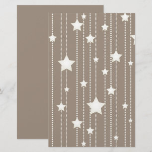 Papelaria Pátria natalícia, design sazonal beige
