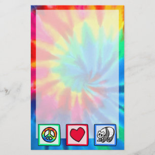 Papelaria Paz, amor, pandas