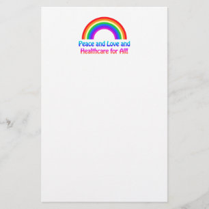 Papelaria Paz e Amor e Cuidados de Saúde para Todos