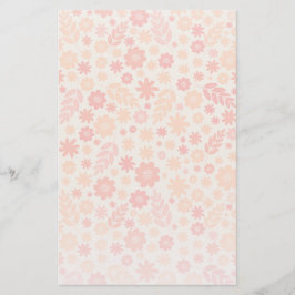 Papelaria Peach Airy Wildflower Meadow Standard