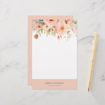 Peach Boho Floral
