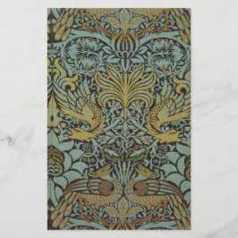 Papelaria Peacock e Dragon (por William Morris)