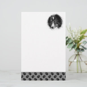 Papelaria Peças Pretas De Modelo De Foto Pet Personalizadas
