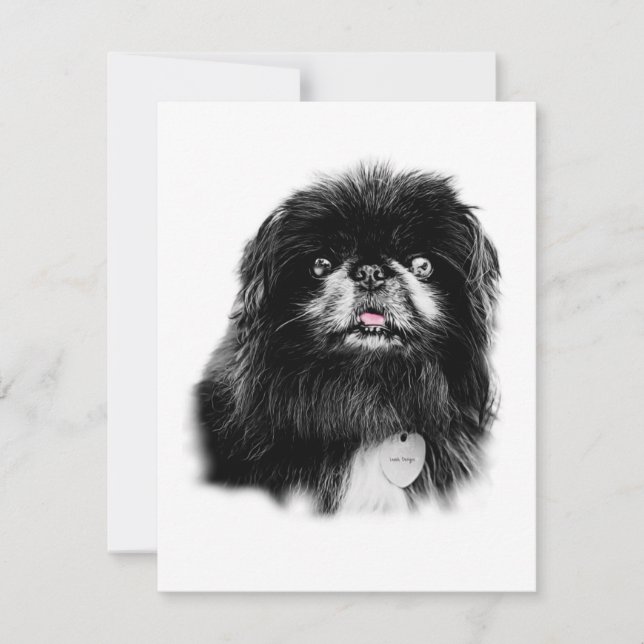 Papelaria Pekingese - Cartão de vazio "Mork" (Frente)