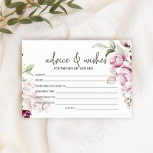 Papelaria Peônias Rosa Borgonha Floral Desejos Casamento
