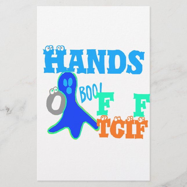 Papelaria Perfeito Boo! TGIF Obrigado Deus é a sexta-feira H (Frente)