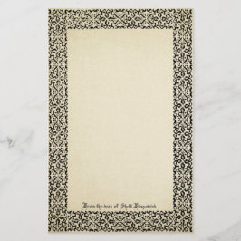 Papelaria Pergaminho Personalizado do Limite de Rolagem de V