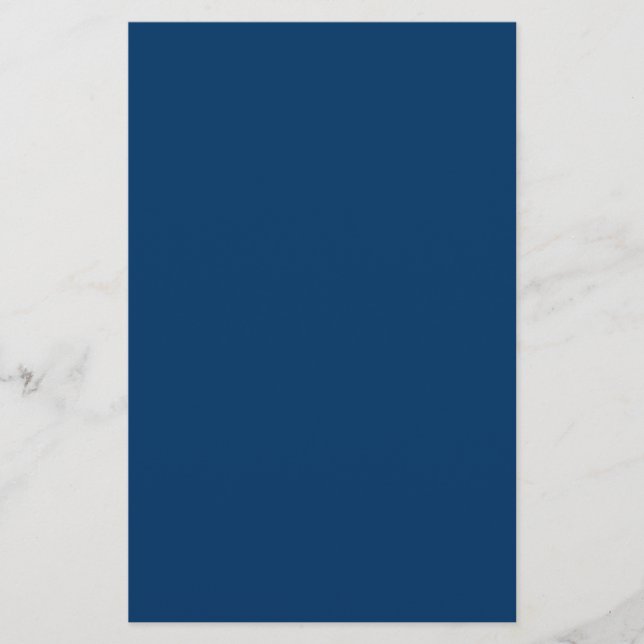 Papelaria Personalizada Azul Meia-Noite (Frente)
