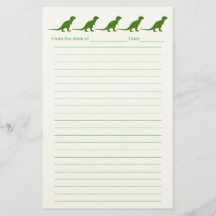 Papelaria Personalizada com Dinossauros para Crian