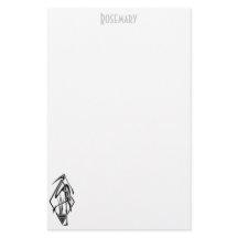 Papelaria personalizada com galo Art Deco