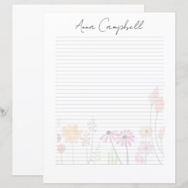 Papelaria Personalizada com Monograma em Letra Ele