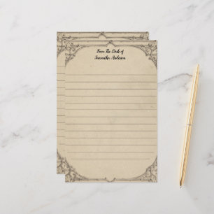 Papelaria Personalizar Antigo Envelhecido Antiquado Pessoal 