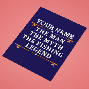 Papelaria Personalizou O Homem O Mito Da Lenda De Pesca