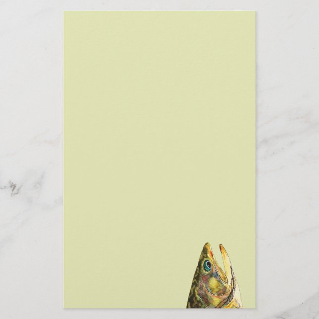 Papelaria Pescador Brook Trout (Frente)