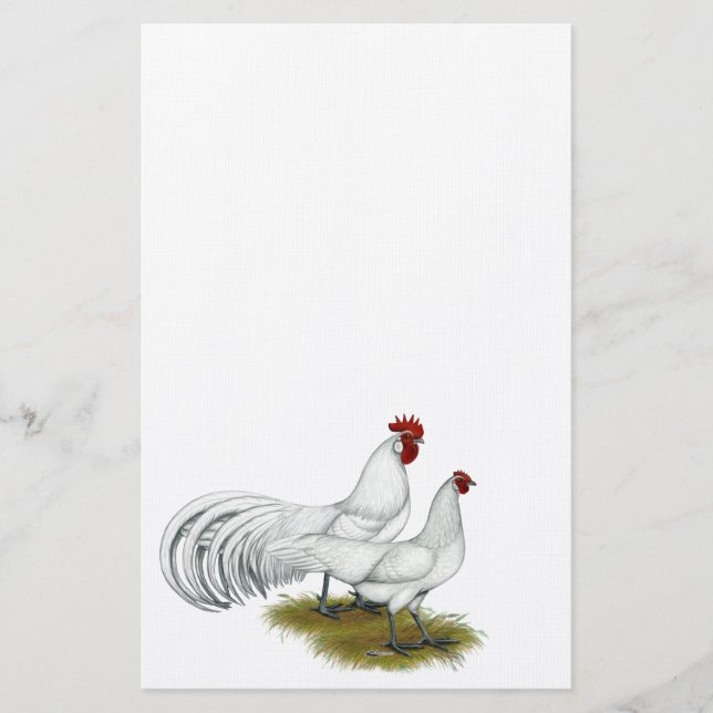 Papelaria Phoenix: Par Branco (Frente)