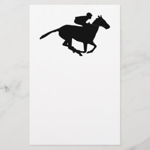 Papelaria Pictograma da corrida de cavalos