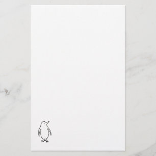 Papelaria Pinguim - a lápis fresco simples arte da tinta do