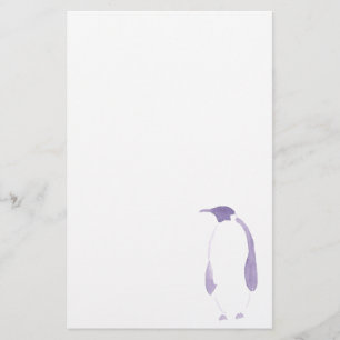 Papelaria Pinguim roxo