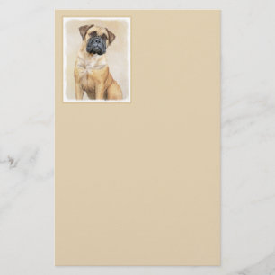 Papelaria Pintura Bullmastiff - Arte Cachorra Original