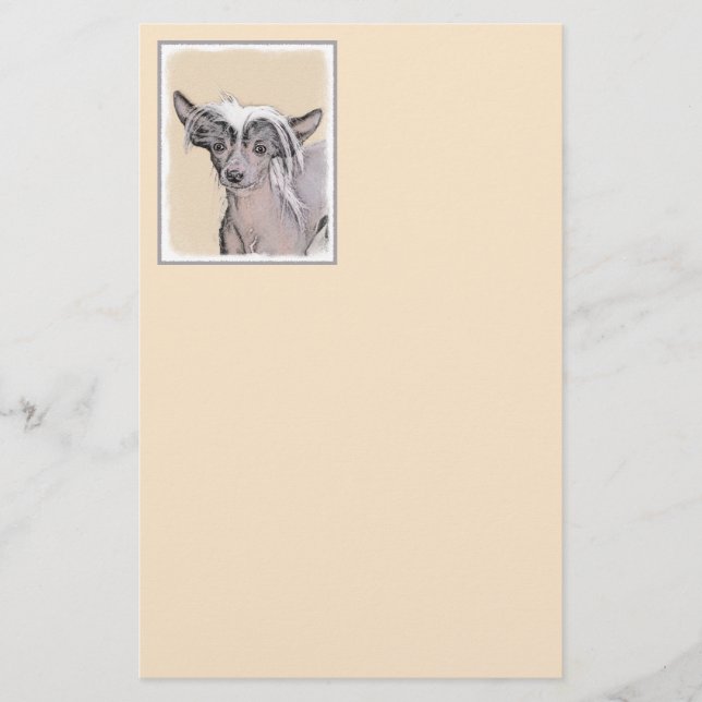 Papelaria Pintura Chinesa Sem Penteado Pintura Original De C (Frente)