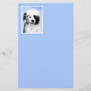 Papelaria Pintura de Cachorro Português - Arte Original de 