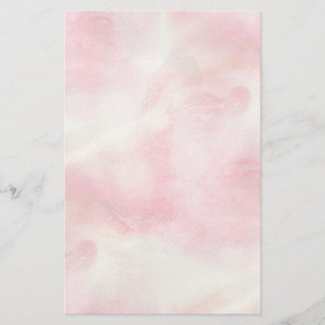 Papelaria pintura de mão de fundo de vanguarda vermelho (Frente)