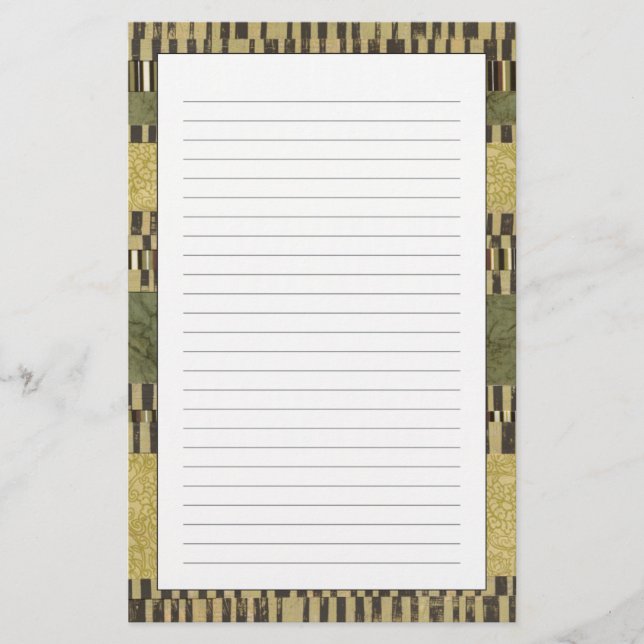 Papelaria Pintura de painel com vários padrões (Frente)