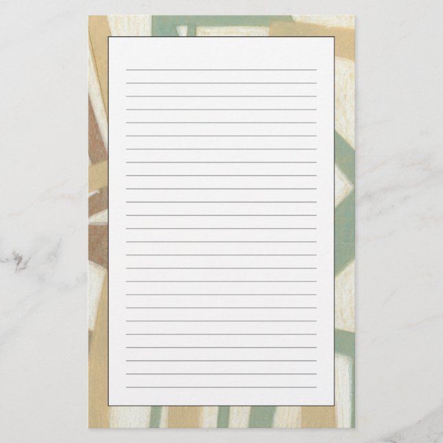 Papelaria Pintura em mão livre de Norman Wyatt (Frente)