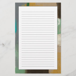 Papelaria Pintura expressionista com Traços Pesados de Pince