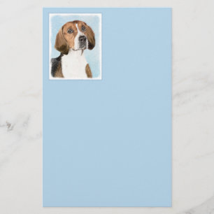 Papelaria Pintura Inglesa em Foxhound - Arte Cachorro Origin