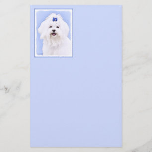 Papelaria Pintura Maltesa - Arte Cachorra Original