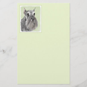 Papelaria Pintura Schnauzer (Giant, Standard) - Arte Canina