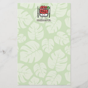 Papelaria Pique o aku dos chopsticks da salada dos peixes