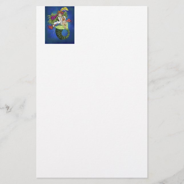 Papelaria Pirata Mermaid (Frente)