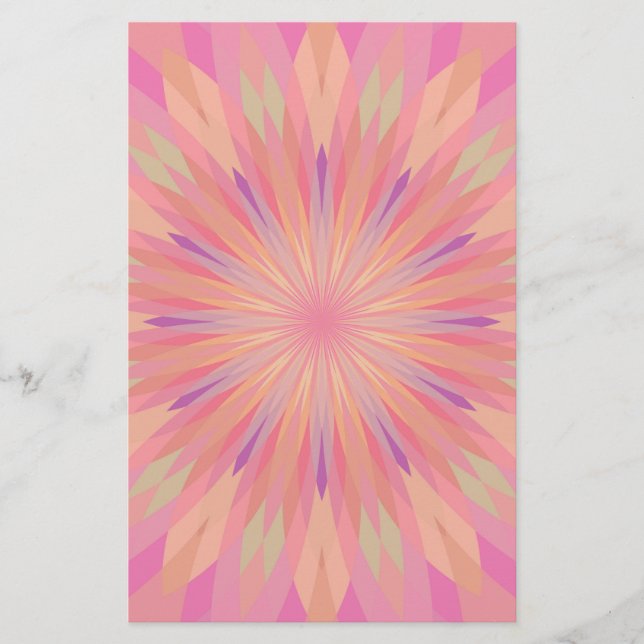 Papelaria Pixels rosa 3 (Frente)