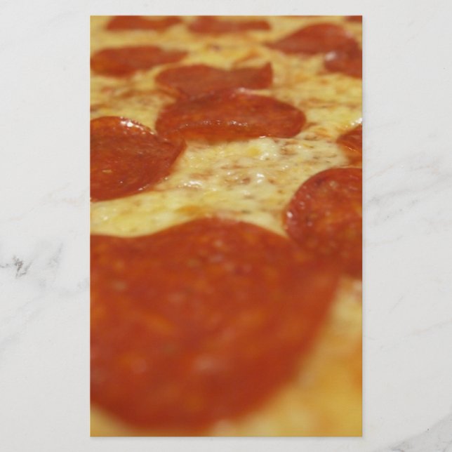 Papelaria pizza de pepperoni (Frente)