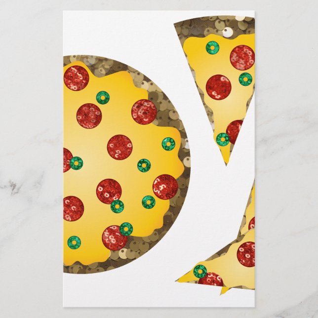 Papelaria pizza sequencial (Frente)