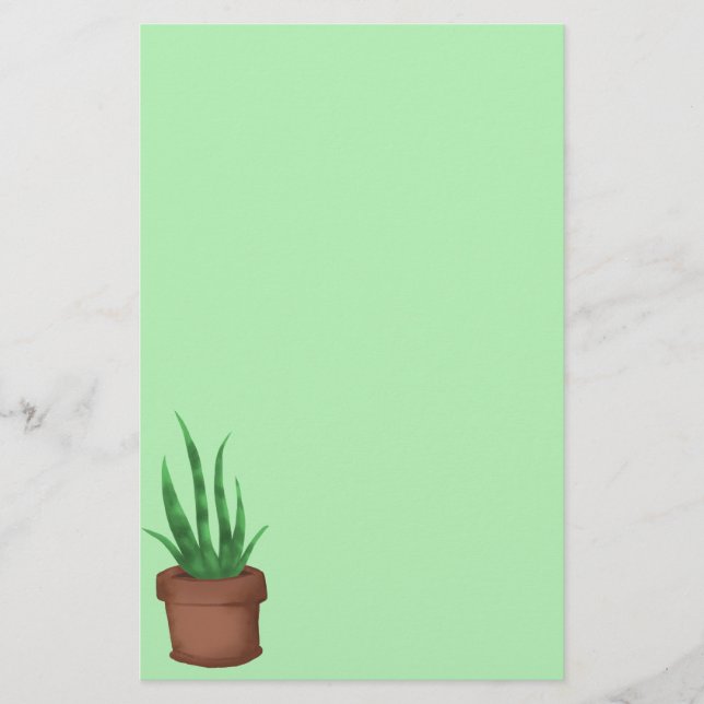 Papelaria Planta bonito (Frente)