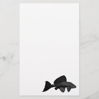 Papelaria Pleco Plecostomus Aquarium Fish Papel de carta