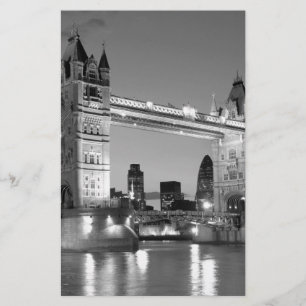 Papelaria Ponte da Torre Londres Preto Branco