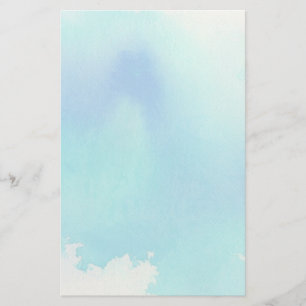Papelaria Ponto azul, pintado mão abstrato da aguarela