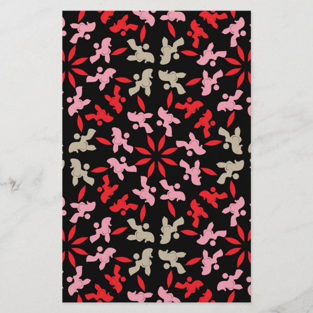 Papelaria Poodle Patternd (Frente)