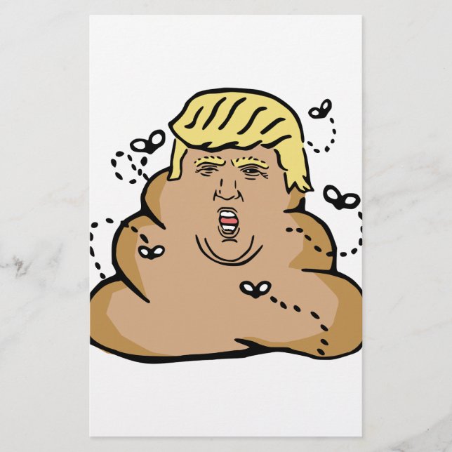 Papelaria poop donald trump (Frente)