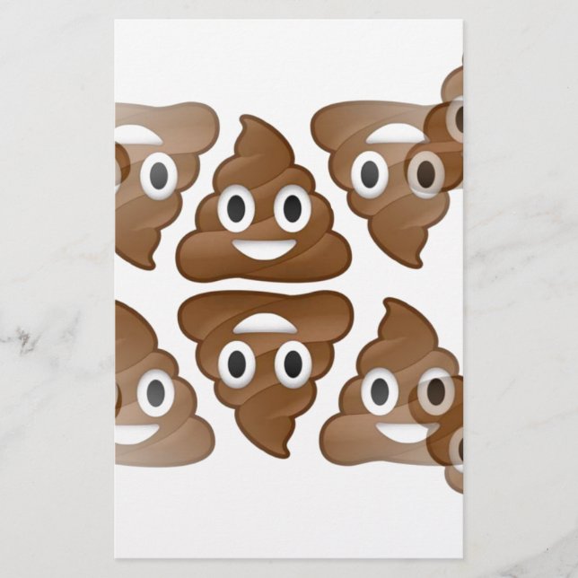 Papelaria poop emojis (Frente)