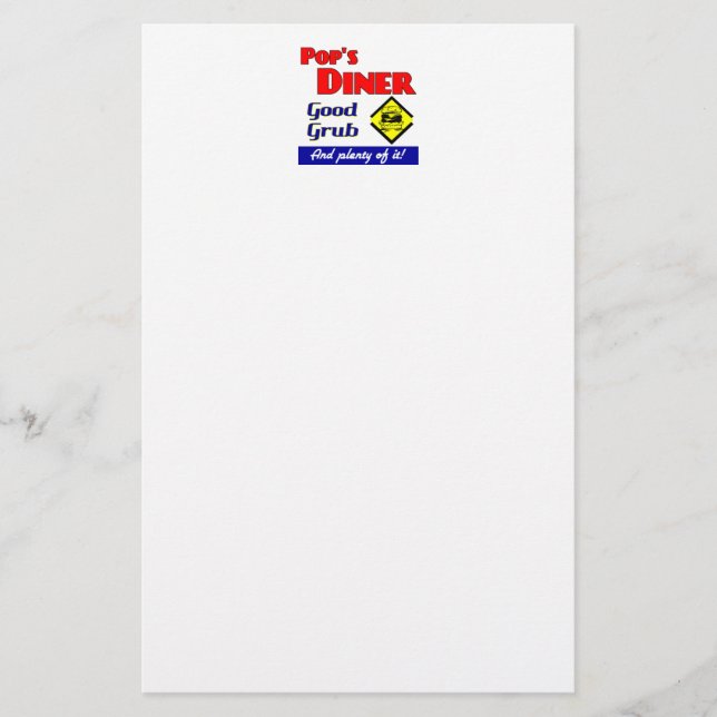 Papelaria Pop Diner Kitchen Art (Frente)