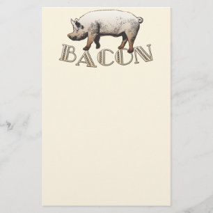 Papelaria Porco do BACON da acrobata