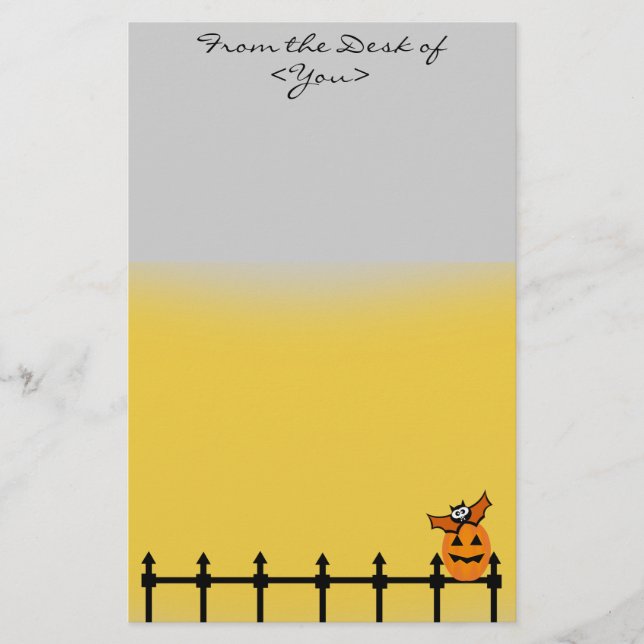 Papelaria Porta do Halloween (Frente)