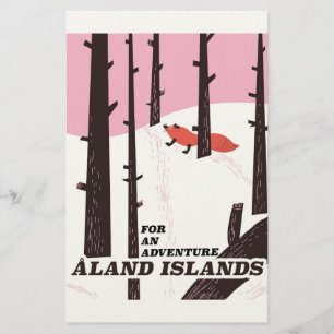 Papelaria Poster de viagens das ilhas de Åland, Finlandia