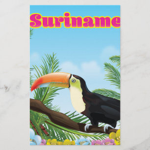Papelaria Poster de viagens do Paraíso Sul-Americano